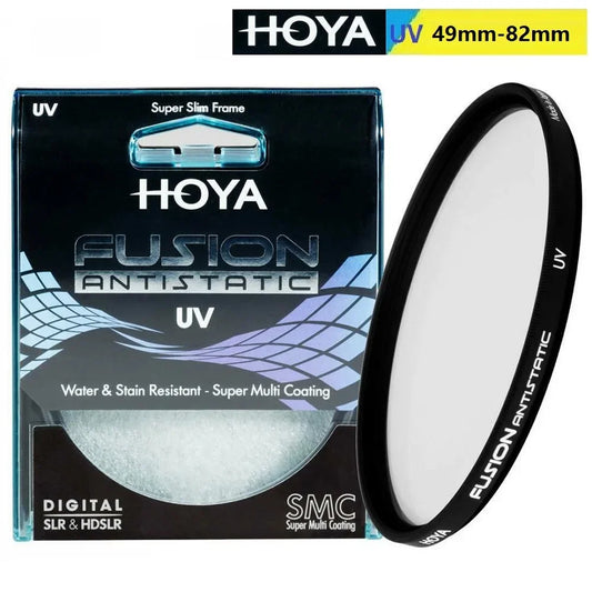 Filtre UV HOYA FUSION ANTISTATIC Slim protection multicouche 49 52 55 58 62 67 72 77 82mm