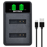 Batterie Batmax NB-5L NB 5L NB5L + chargeur LED double pour Canon Powershot S100 SX200 SX210 IS SX230 HS SD790 SD850 SD890