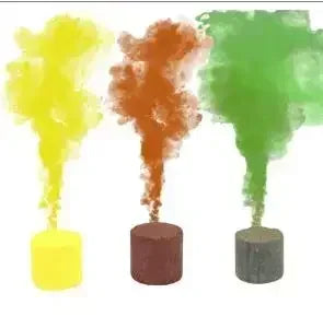 Fumigène couleur professionnel par lot de 3
