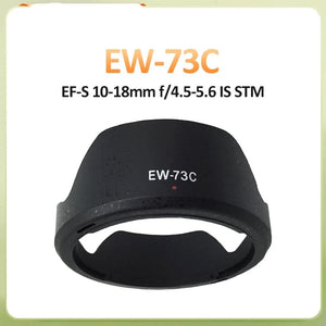 Pare soleil pour canon EW-73B EW-73C EW-73D EW-78D ES-62II ET-60 ET-64II ET-73B ET-74 ET-83II EW-60CII EW-83F EW-88C ET-60II