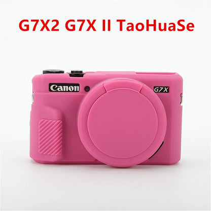 Housse silicone de protection anti-choc pour Canon G7X Mark II III G7XII G7X2 G7XIII G7X3