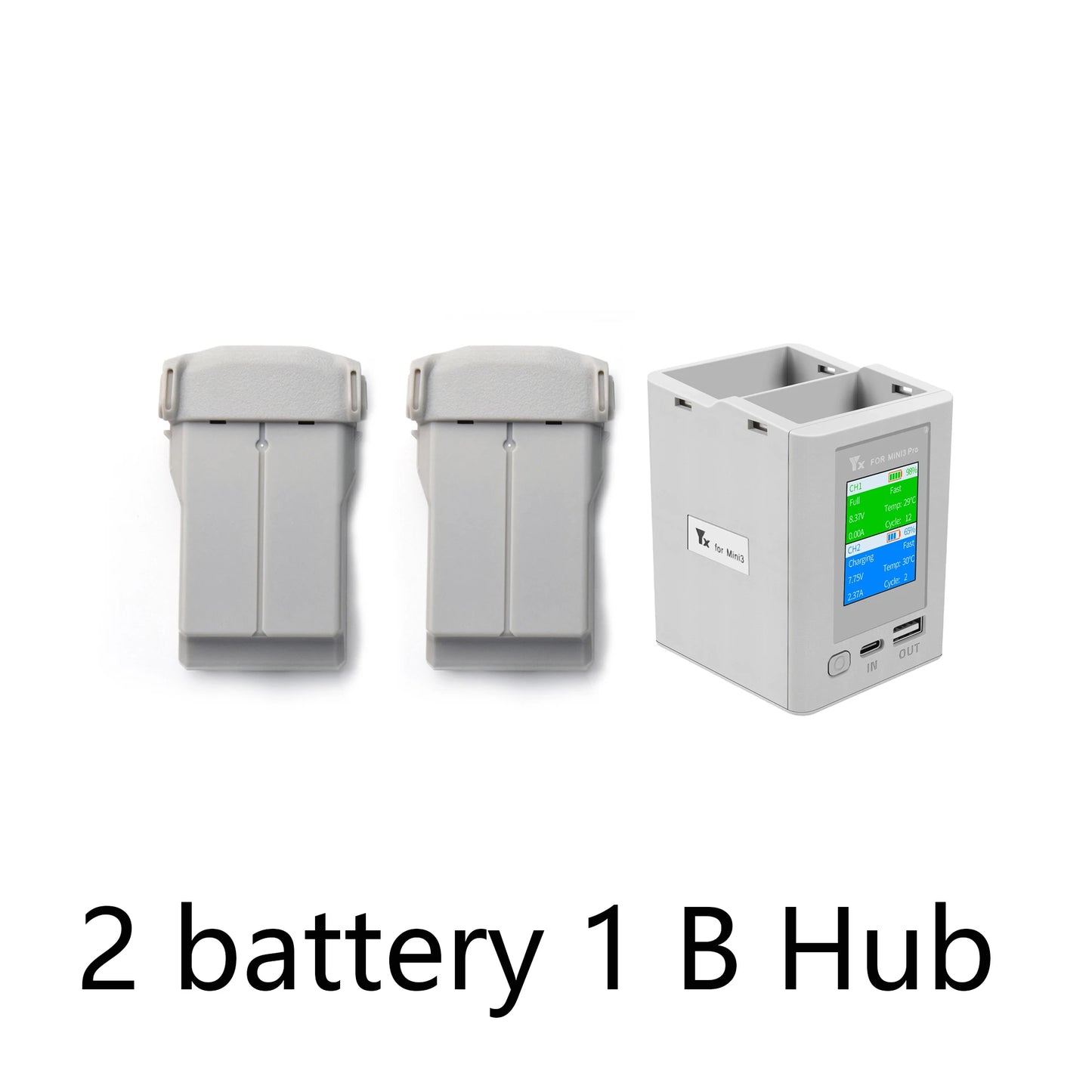 Batterie pour DJI Mini 3/Mini 3 Pro/Mini 4 pro + chargeur Hub de charge temps de vol 47 min