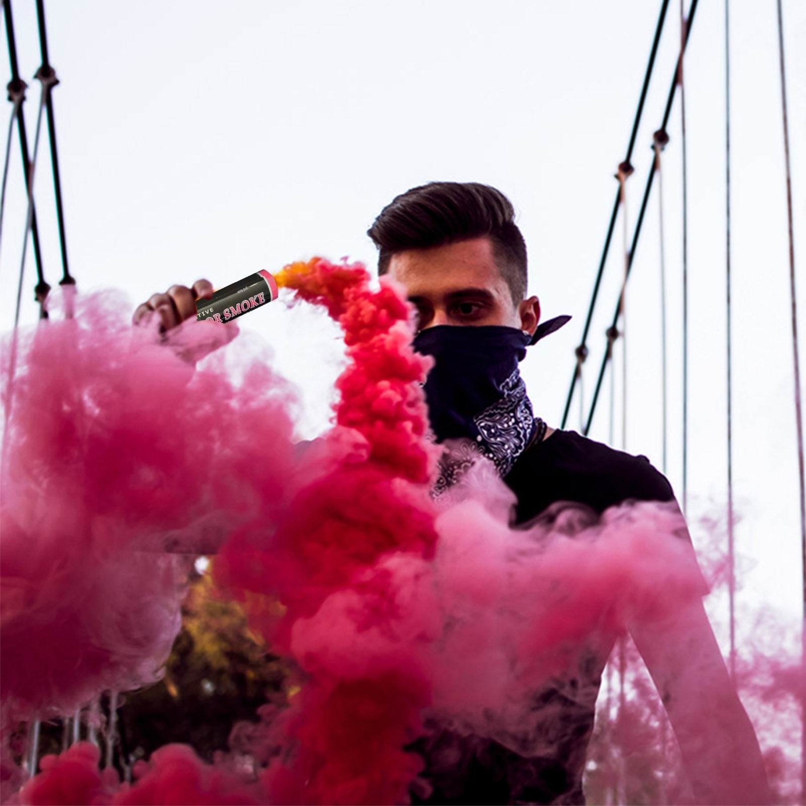 Fumigène haute qualité 1 minute de durée pour effet visuel garantie