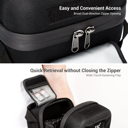 Housse JJC pour appareil photo hermétique anti choc compatible avec canon R R10, Sony, A7C, A7R, IV, Nikon Z, Fujifilm X