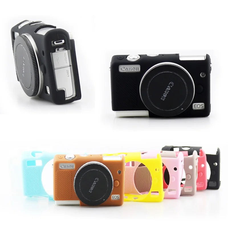 Housse silicone de protection anti-choc pour Canon EOS M100 M200 M50 M3