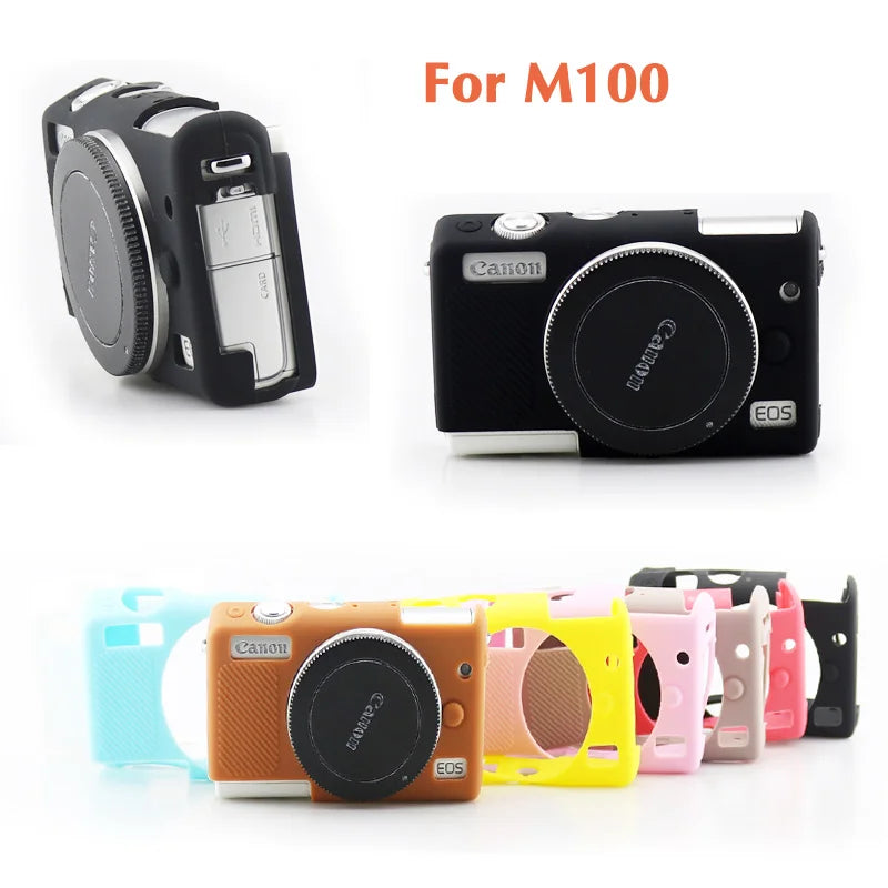 Housse silicone de protection anti-choc pour Canon EOS M100 M200 M50 M3