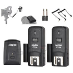 Déclencheur émetteur + récepteur Godox CT-16 16 canaux sans fil Radio Flash pour Canon Nikon Pentax Studio Speedlite Flash