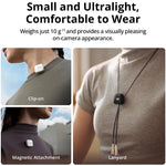 Micro DJI Mic Mini (2 TX + 1 RX + chargeur) Microphone sans fil avec suppression intelligente du bruit, audio de haute qualité