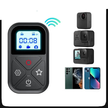 Télécommande TELESIN Bluetooth 80M pour GoPro 12 11 10 9 8 Max