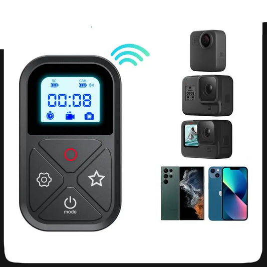 Télécommande TELESIN Bluetooth 80M pour GoPro 12 11 10 9 8 Max