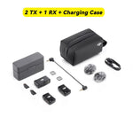 Micro DJI Mic 2 Microphone sans fil avec suppression intelligente du bruit, Flotteur 32 bits, Son optimisé statique interne, Portée 250m