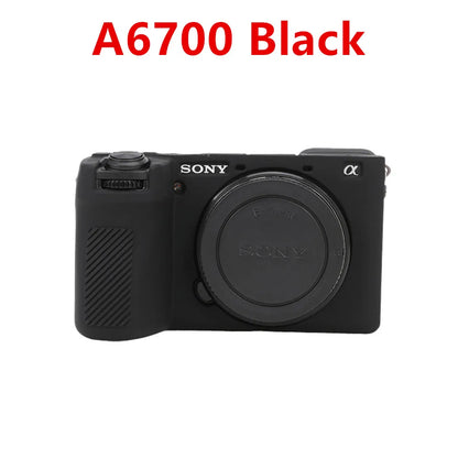 Housse en silicone pour Sony Alpha A6700 A6500 A6400 A6300 A6100 A6000
