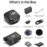 Microphone professionnel DJI Mini 2TX 1RX avec étui de charge