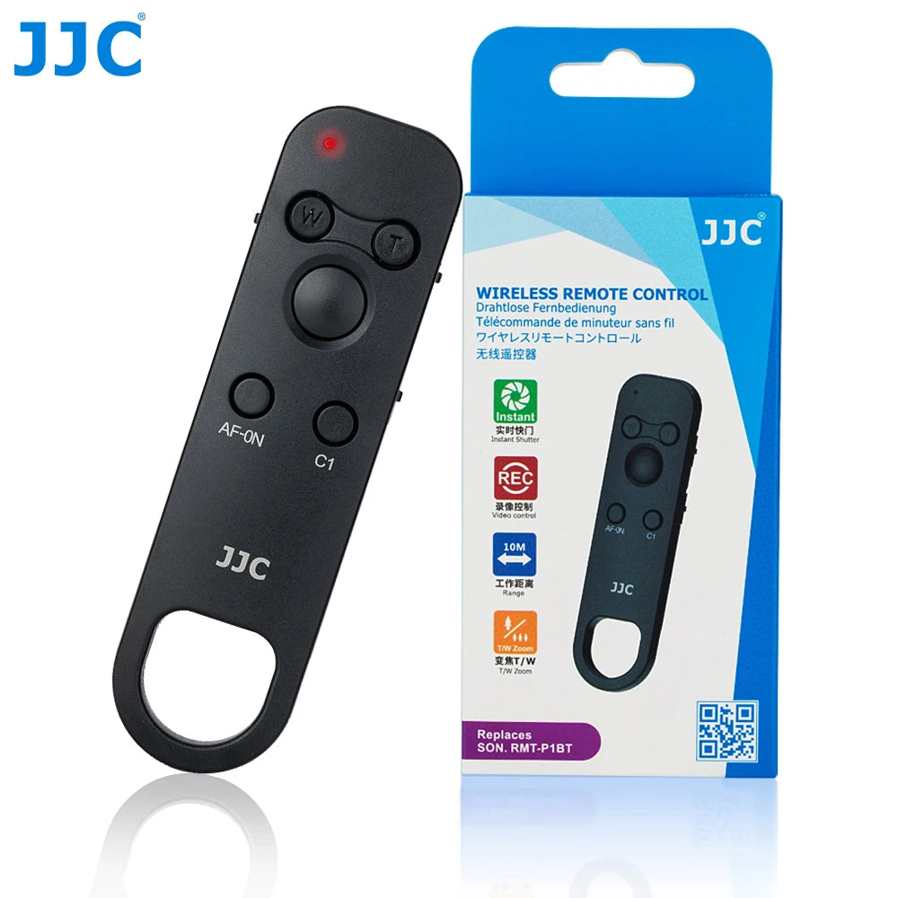 Télécommande JJC RMT-P1BT Bluetooth pour Sony A7R V A7IV A7III A7 IV A7 III A7CR A6400 A7CR ZV-E1 ZV-E10 ZV-1 FX30
