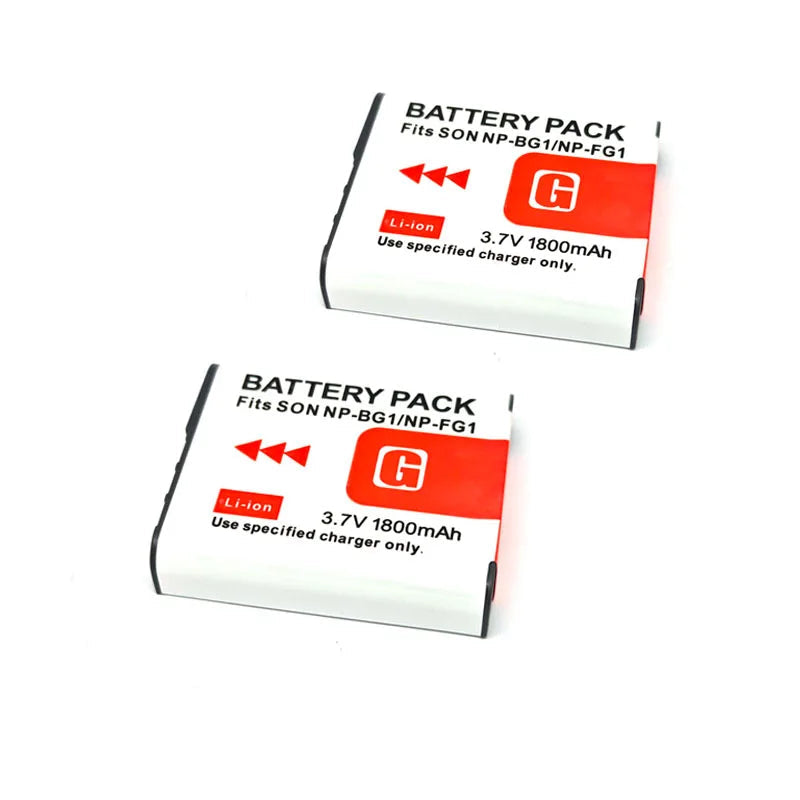 Batterie générique NP-BG1 NP-FG1 NPBG1 NPFG1 + Chargeur pour SONY DSC W300 W210 W170 W200 W270 WX10 H70 H50 H10 H9 HX5C T100