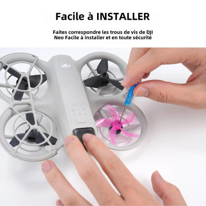 Paires hélices pour Drone DJI NEO,  avec tournevis, pièces de rechange, à dégagement rapide