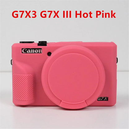 Housse silicone de protection anti-choc pour Canon G7X Mark II III G7XII G7X2 G7XIII G7X3