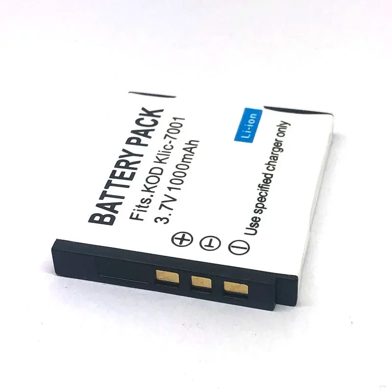 Batterie générique KLIC-7001 K7001 KLIC7001 + chargeur pour KODAK M341 M340 M320 M1073 V550 V570 V610 V705 M753 M763 M853 M863 M893 M1063 M1013