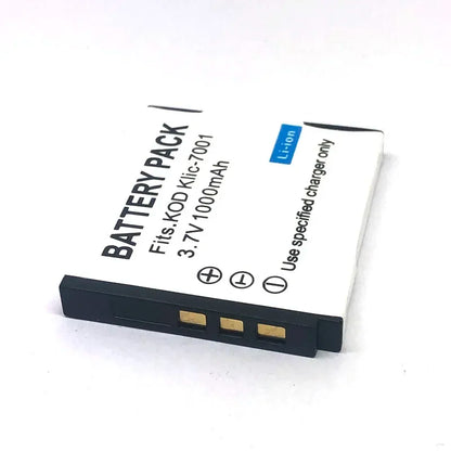 Batterie générique KLIC-7001 K7001 KLIC7001 + chargeur pour KODAK M341 M340 M320 M1073 V550 V570 V610 V705 M753 M763 M853 M863 M893 M1063 M1013