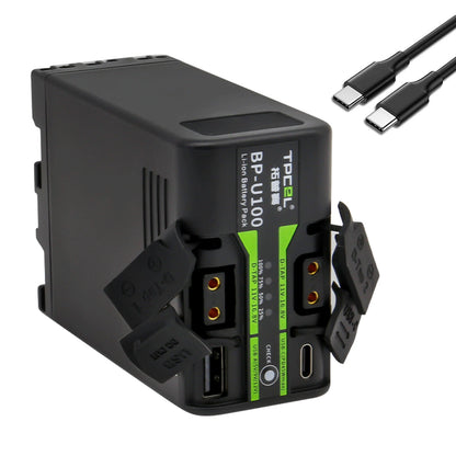 Batterie BP-U100 Avec PD45W Charge Rapide Pour Sony Caméra EX260 EX280 Z280 FS5 FS7 FX6 Z190 EX1R EX200 BP-U30 U60 U70 U90