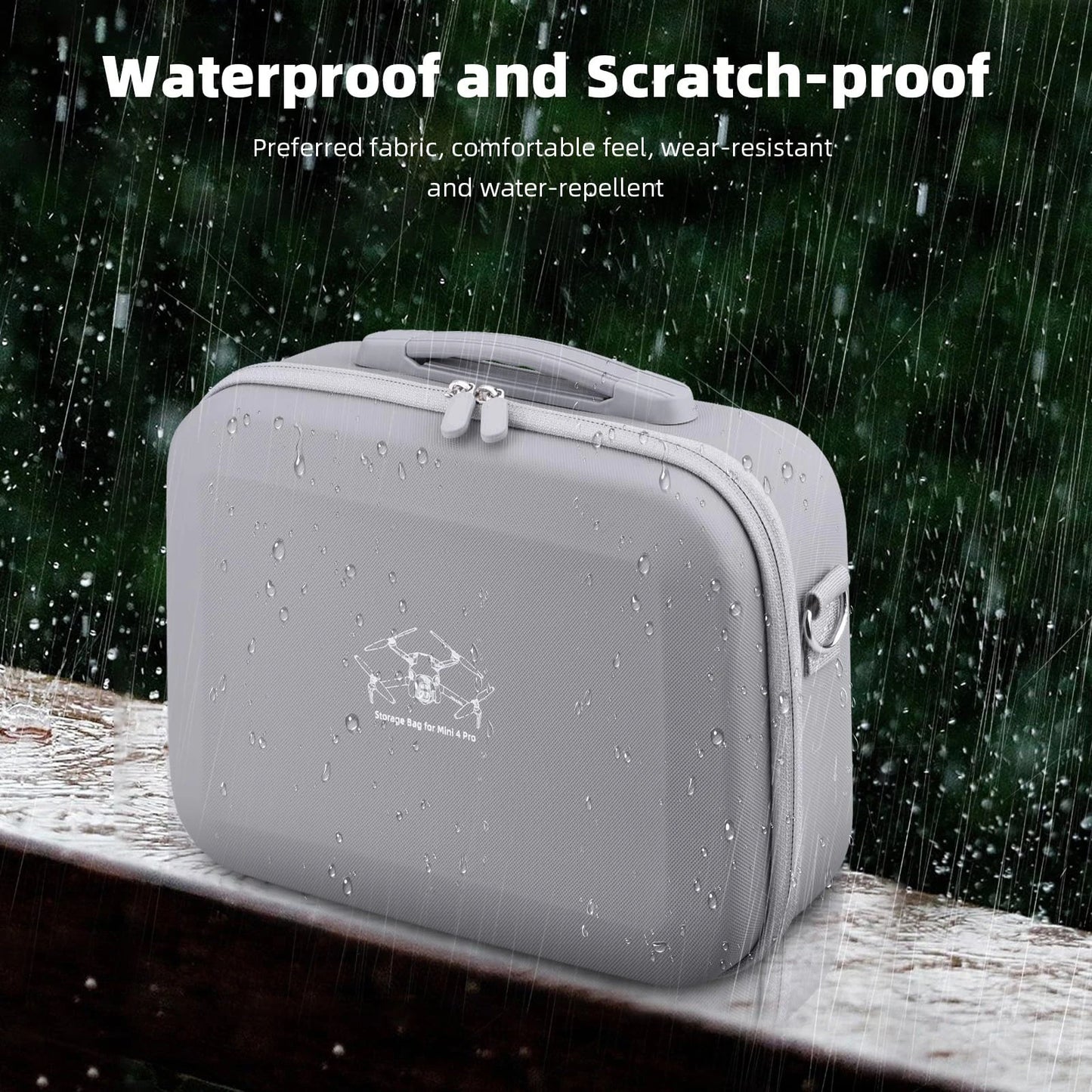 Sac de rangement Portable en cuir de grande capacité pour DJI Mini 4 Pro