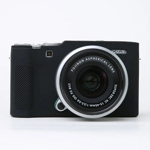 Housse silicone de protection anti-choc pour Fujifilm X-S10 XS10 X100V X-T200 X-T100 XT200 XT4 X-T4 X-T3 X-T30 XT30 X-A7 XA7 X-T20 X-T10 XT100