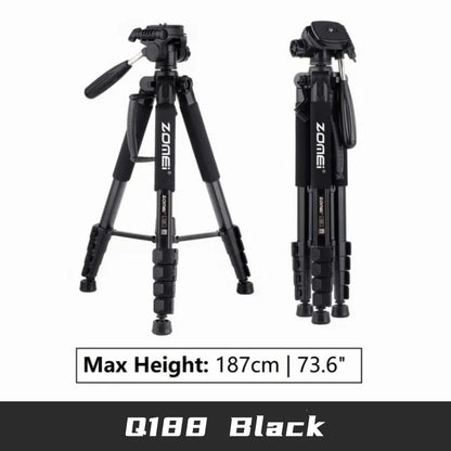 Trépied ZOMEI Q188 trépied Portable 1.8M pour appareil photo