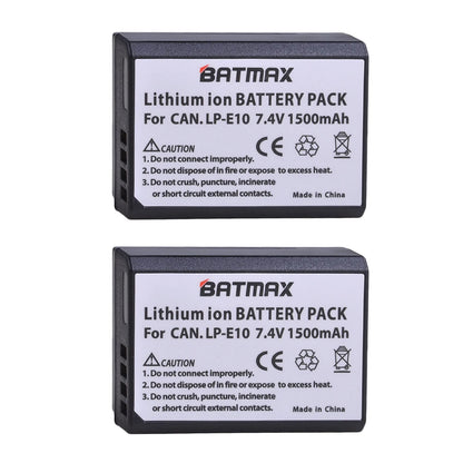 Batterie + chargeur double LP-E10 LP E10 LPE10 pour Canon EOS 1100D 1200D 1300D Kiss X50 X70 X80 Rebel T3 T5 T6...