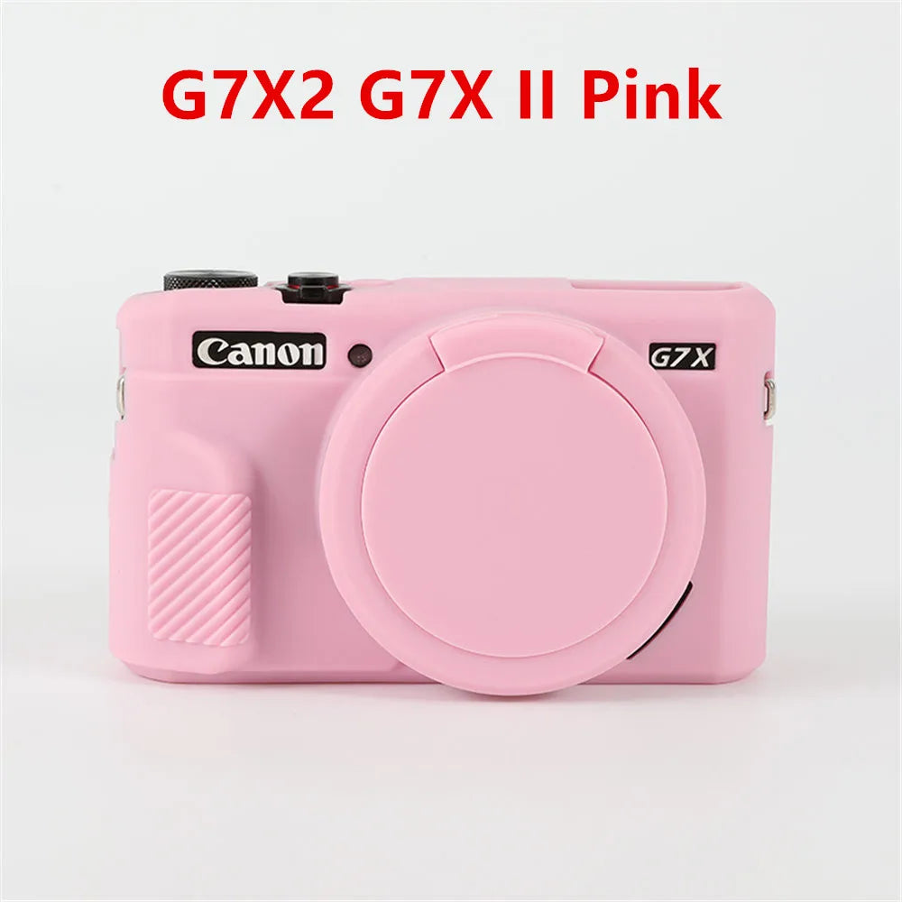 Housse silicone de protection anti-choc pour Canon G7X Mark II III G7XII G7X2 G7XIII G7X3