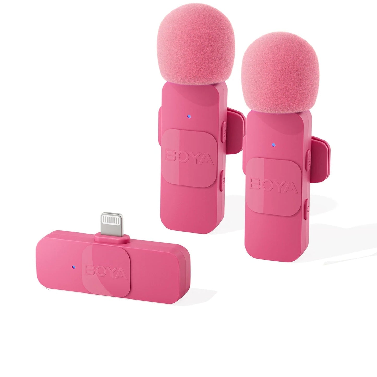 Mini Microphone Lavalier professionnel sans fil BOYA BY-V pour iPhone, iPad, Android, reflex, caméra, diffusion en direct, enregistrement de jeu, Interview, Vlog...