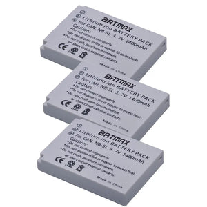 Batterie Batmax NB-5L NB 5L NB5L + chargeur LED double pour Canon Powershot S100 SX200 SX210 IS SX230 HS SD790 SD850 SD890