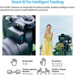 Stabilisateur FeiyuTech SCORP 2 pour appareil photo, écran tactile 2.5 kg max pour canon sony