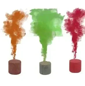 Fumigène couleur professionnel par lot de 3