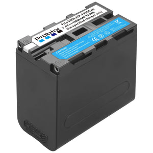 Batterie Probty NP-F980 10800mAh rechargeable avec usb type C NP-F970 NPF960 pour Sony PLM-100 CCD-TRV35 MVC-FD91 MC1500C...