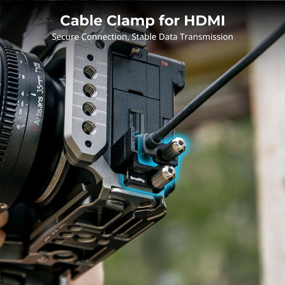 Cage SmallRig 5060 pour sony A6700 HawkLock Kit à dégagement rapide poignée en Silicone, serre-câble et plaque pour Arca