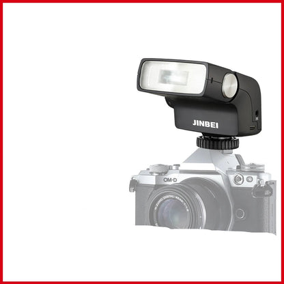 Flash rétro JINBEI HI-5 GN16 Speedlite 6000 ± 200K, 7 recycleurs, universel pour canon, Nikon, Sony, Fuji
