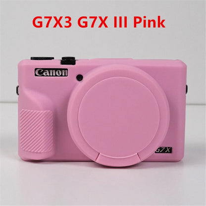 Housse silicone de protection anti-choc pour Canon G7X Mark II III G7XII G7X2 G7XIII G7X3