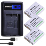 Bateria Batmax 2200mAh NP-95 NP 95 NP95 + carregador USB LCD per a càmera 3D Fujifilm X30 X100 X100S X100T XS1 FinePix F30 F31