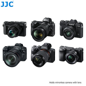 Sangle de poignée JJC Deluxe pour appareil photo sans miroir Sony Canon Nikon Fujifilm Panasonic avec plaque de dégagement rapide Arca Swiss