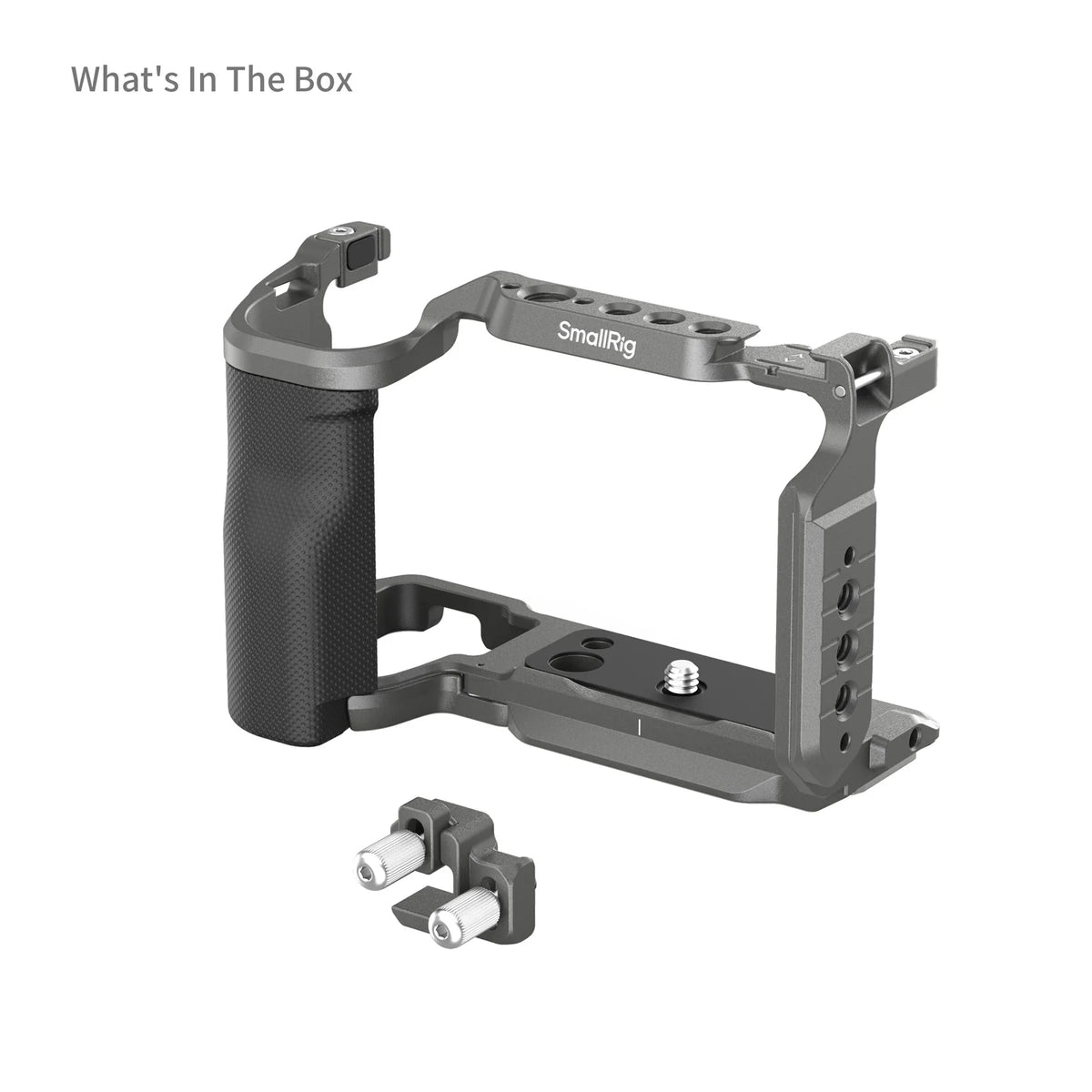 Cage SmallRig 4949 pour Sony ZV-E10 II avec poignée en silicone, kit de cage à dégagement rapide HawkLock