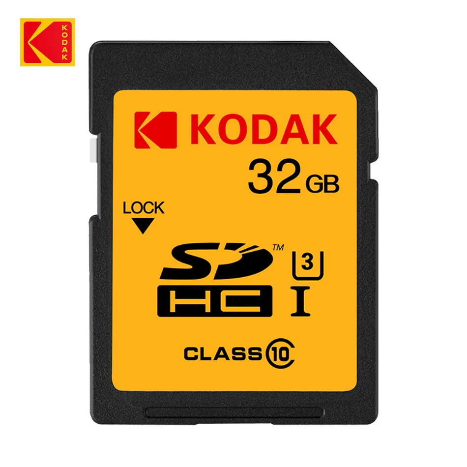 Carte mémoire SD Kodak SDHC 32 Go 64 Go 128 Go 256 Go 512 Go V30 V90 prise en charge de l'appareil photo