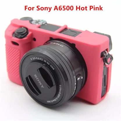 Housse en silicone pour Sony Alpha A6700 A6500 A6400 A6300 A6100 A6000