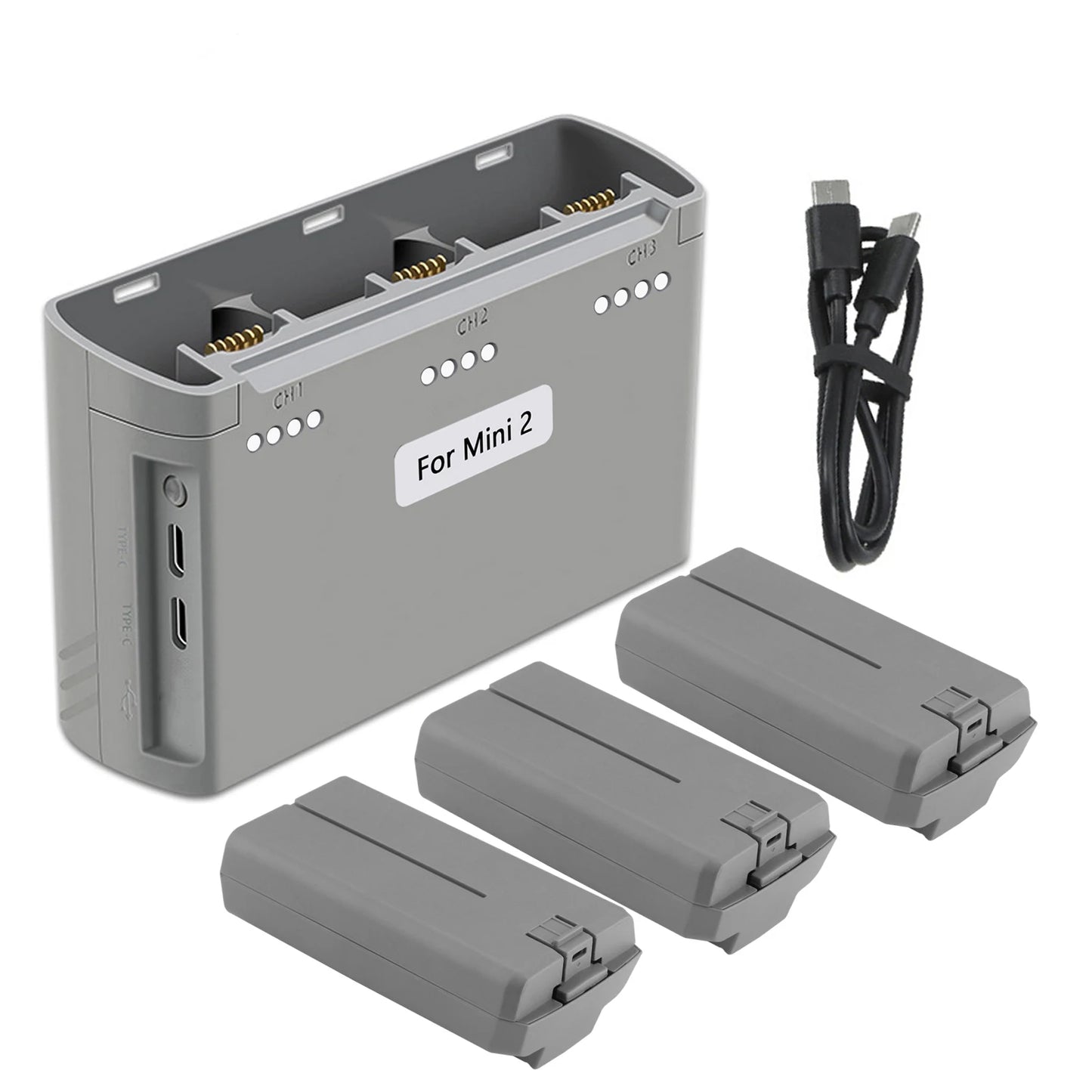 Batterie + chargeur Probty pour drone DJI Mavic Mini 2, Mini SE, Mini 4K, Mini 2 SE