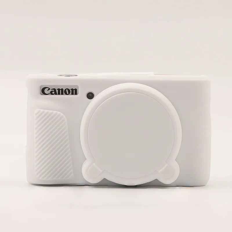 Housse de protection en silicone anti-choc pour Canon PowerShot SX740 / SX730