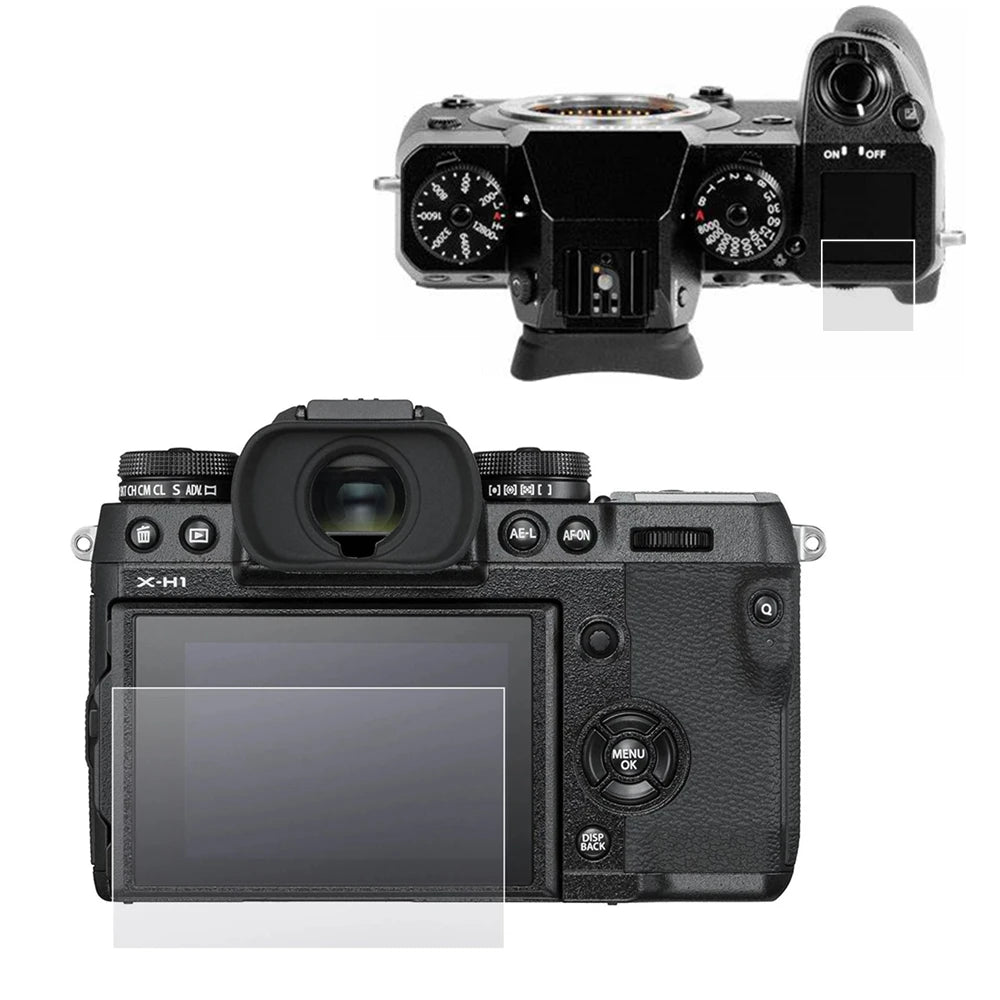 Protecteur d'écran LCD en verre pour Fujifilm Fuji XE5 XM5 X-T3 X-T200 X-A7 X-A1 X-A2 X-M1 X-H1 XT3 X70 XA7 XT200 XA2 XM1 XH1 XA20 XT2