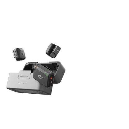 Micro DJI Mic Mini (2 TX + 1 RX + chargeur) Microphone sans fil avec suppression intelligente du bruit, audio de haute qualité