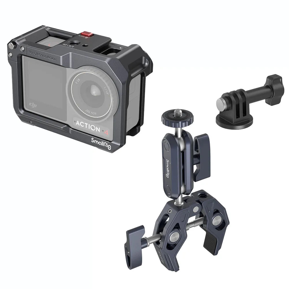 Cage SmallRig 4119C pour DJI Osmo Action 5 Pro / 3/4 étui de caméra , cadre de protection