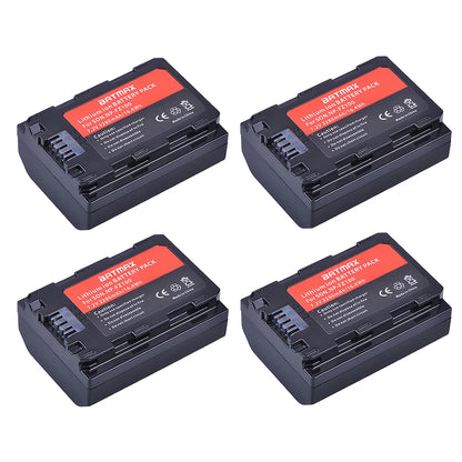 Batterie Batmax 2280mAh NP-FZ100 FZ100 + double chargeur LED USB pour Sony ZV-E1, Alpha A7III, A7R III, A9, A6600, a7 IV, a7R IV, A6700, A7M4...