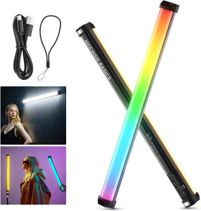 Baguette lumineuse magnétique NEEWER Basics SL50  tube lumineux 14W RGB 12/21 pouces 53 cm, CRI95