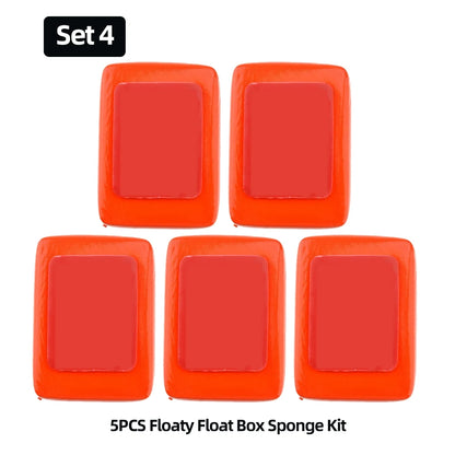 Boîte flotteur avec adhésif pour GoPro Hero 13 12 11 10 9 8 7 6 5 DJI Action 5 4 3 Insta360 X4 X3 AKASO SJCAM EKEN